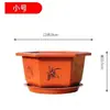Vasos de flores hexagonais, vasos de flores de plástico atacado, vasos de bonsai extra grandes vermelhos e brancos espessados para plantar flores e vegetais