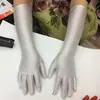 Luvas de Spandex Extra Longas de Alta Elasticidade 45cm Luvas de Ciclismo de Verão com Proteção Solar Cuidados com a Pele Luvas de Spandex à Prova de Vento Venda por Atacado
