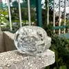 Zhaocai Jinbao Cerdo Dorado de Cristal Lindo Cerdo Meng Regalo de Inauguración para Oficina Hogar Decoración de Vidrio Fábrica Venta al por Mayor