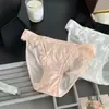 Calcinhas de Renda para Mulheres, Cetim de Luxo Leve, Doces e Sexy, Puro Desejo, Design Sutil, Fenda Alta, Calcinhas Triângulo de Seda Gelada para Mulheres