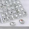 Alta qualidade k9 grande travesseiro broca de unhas longo quadrado canto redondo pontiagudo fundo Crystal Super Flash multi corte broca de unhas acessórios diy