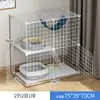 Gaiola para gatos Cat Villa Clearance Gaiola para gatos domésticos Casa para gatos interna com banheiro Grande espaço livre Pequeno gato Ninho para gatos