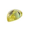 Cor direta da fábrica Mosan gota em forma de limão amarelo diamante pêra em forma de Moissanite nua pedra certificado de cintura código de correspondência