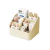 Caja de Almacenamiento de Escritorio para Cosméticos, Organizador de Productos para el Cuidado de la Piel, Lápiz Labial, Artículos Varios Multifuncional, Estante Organizador con Compartimentos