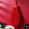 Toalla de mano para colgar, paño de cocina, paño de limpieza absorbente, paño de mano para baño, toalla de mano de vellón de coral, toalla de cocina para colgar con gancho