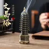 Incenário Torre Wenchang Decoração para Casa Artesanato Decoração de Escritório Mesa Decoração Criativa Incensário de Sândalo Aromaterapia