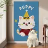 Placa de Arranhar para Gatos Montada na Parede, Placa de Escalada para Gatos com Formato Especial e Parte Traseira Autoadesiva, Não Solta Pelo, Resistente ao Desgaste, Placa de Arranhar Vertical para Gatos, Placa de Arranhar para Gatos Tipo Adesivo