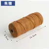 Cuerda de Algodón de Color de 3 mm para Manualidades Trenzado Hecho a Mano Hilo de Algodón Grueso Fino Suave Cuerda para Tapicería 10m/50m/100m No