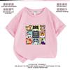 Camiseta Infantil Gato Negro Jefe de Policía Manga Corta Niños y Niñas Algodón Ropa de Verano para Niños Mayores 2023 Nuevo Transpirable Estilo Moderno