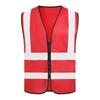 Chaleco Reflectante Chaleco Construcción Chaleco de Seguridad Malla Resistente al Desgaste Sanitario Trabajo Ropa Impresión LOGO