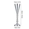 Arreglos florales para mesas de boda en Amazon, accesorios de decoración de bodas, portavelas tipo trofeo de metal, decoraciones de mesa para hotel