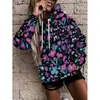 Sudadera de Moda para Mujer 2026 Amazon Transfronteriza Moda Europea y Americana Estampada Casual Manga Larga Top Dropshipping
