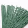 Nº 2 Haste de Flores Parede de Flores Artificiais Haste de Flor Guia de Estrada Arranjo de Flores Haste de Flor de Seda Artesanal DIY Material de Flor de Seda Ramo de Flor Falsa Envolto em Plástico Fio Verde