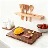 Venda Direta de Tábua de Corte de Madeira de Acácia, Acessórios de Cozinha, Adequada para Vários Lugares como Cozinha Doméstica, Restaurante e Estilo Camping