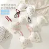 Ropa Interior Floral Dulce y Fresca tipo Nube para Niña Sujetador Push-up Inalámbrico Soporte Suave Copas Fijas Sujetador sin Costuras