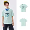 Roupas Infantis Balabala Camiseta de Manga Curta para Meninos Estilo Novo de Verão 2026 Top Fresco Respirável para Crianças Maiores Tendência