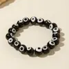Accesorios Pulsera de Ojo del Diablo Bohemia con Cuentas Pulsera Elástica Personalizada Ojo Pulsera de Buena Suerte de Año Nuevo al por Mayor