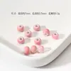 Miel Rosa Corazón Cerámica Cuentas Calabaza Cuentas Tulipán Lluvia Mariposa Pulsera Collar de Cuentas DIY Accesorios Hechos a Mano
