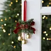 Adornos Colgantes para Coche, Cascabeles, Lazos, Decoraciones para Árbol de Navidad, Piñas Artificiales, Bayas, Guirnaldas de Vid, Decoraciones Navideñas