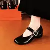 Zapatos planos retro de cuero suave estilo francés populares para mujer, nueva colección 2026, planos de otoño de punta fina, zapatos Mary Jane de suela blanda para mujer