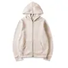 Sudadera con Capucha tipo Cárdigan Estilo Europeo y Americano, Top Deportivo de Color Sólido, Unisex para Otoño e Invierno, de Manga Larga con Cremallera, Casual y Elegante