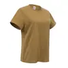 Camiseta Popular de Color Sólido de Manga Corta para Mujer Verano 2026, Top para Mujer, Camisa Base Suelta de Marca Popular, Manga Corta para Mujer al por Mayor