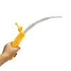 Espada Retrátil Banana Criativa Nova para Alívio do Estresse Impressa em 3D, Ornamento de Artesanato de Plástico de Banana Realista