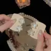 Grampo de Cabelo Flor de Diamante Sintético Elegante e Luxuoso, Novo Acessório de Cabelo Versátil da Moda para Franja Lateral