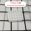 Paleta de Caja de Lata Mini para Bocetos al Aire Libre, Rejilla Portátil para Dispensar Pintura de Acuarela, Caja de Lata para Pegamento de Esmalte de Uñas