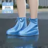 Botas de Lluvia Cubrezapatos Impermeables Antideslizantes Cubrezapatos Impermeables para Lluvia para Mujer Engrosados Resistentes al Desgaste Cubrezapatos para Días Lluviosos Cubrezapatos de Lluvia para Niños Niños Hombres