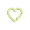 Clips de Resorte Coloridos, Anillas Abiertas Redondas, Anillas de Resorte en Forma de Corazón, Accesorios para Llaveros DIY, Conectores de Aleación