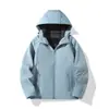Nueva Chaqueta Cortavientos Fina de Una Sola Capa para Parejas al Aire Libre, Unisex, Marca de Moda, con Capucha, Softshell, Cortavientos Casual para Hombre, Escalada