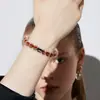 Europa y Estados Unidos transfronterizo más vendido piedra natural piedra volcánica piedra ojo de tigre pulsera de cuentas masculina imán pulsera magnética comercio exterior al por mayor