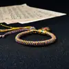 Pulsera Original Tejida a Mano con Nudo Vajra Thangka Ocho Deidades Guardianas Pulsera de Tara Verde Sala de Transmisión en Vivo