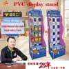 Este Rack de Exibição de Chão em PVC é Feito Sob Medida para Supermercados