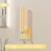 Estante de Almacenamiento de Pared, Soporte sin Taladro para Accesorios para el Cabello Dopamina y Diademas para Pared de Baño y Aseo del Hogar