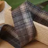 Acessórios de laço de fita xadrez colorida estilo academia, presilhas de cabelo, decorações para sapatos, chapéus, decorações de laço, acessórios de vestuário, fitas