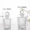 Atacado de Garrafas Dispensadoras de Perfume, Garrafas de Vidro Transparentes, Garrafas de Aromaterapia com Tampas, Garrafas de Aromaterapia Seladas Fornecimento Direto da Fábrica, Garrafas Vazias