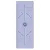 Esterilla de yoga PU caucho natural estudio de yoga hombres y mujeres principiantes antideslizante resistente al desgaste danza fitness Deportes mat de tiranos locales