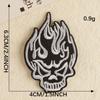 Parche de insignia bordado Li Xinnao, accesorios de ropa, suministro transfronterizo, pasta de tela bordada con forma de calavera y ojo