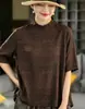 Cuello alto, manga corta, nuevo top estilo chino 2026, simple, moderno, corte holgado, blusa de verano versátil para mujer MT