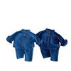 Novedad Otoño 2026 Ropa Infantil Estilo Coreano Traje de Mezclilla para Niños y Niñas, Conjunto de Dos Piezas Chaqueta Cardigan de Mezclilla