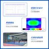 Emenda Perfeita Lâmpada de Academia Interna 120W Sem Sombra Iluminação de Quadra de Basquete Lustre LED Antirreflexo Lâmpada de Badminton para Academia