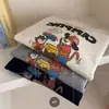 Moletom de Gola Redonda com Estampa de Desenho Estilo Coreano Outono e Inverno para Mulheres Novo Solto Estilo Bf Preguiçoso Casual Comprimento Médio Versátil