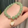 Novo Bracelete Coelho de Jade Nian Estilo Chinês Design de Nicho Feminino Presente de Alto Valor para Namorada Atacado