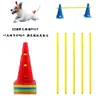 Equipo de Entrenamiento de Agilidad para Perros Mascotas, Postes y Vallas de Salto, Accesorios de Obstáculos Especializados para Competiciones de Perros
