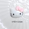 Venta al por mayor de fábrica caja de almacenamiento DIY cabeza de gato KT clip para el pelo de gel de crema funda de teléfono accesorios de joyería de resina parche para refrigerador