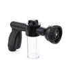 Pistola de agua de espuma para lavado de autos de alta presión personalizada, pistola de agua de 8 funciones, riego, baño de mascotas, pistola rociadora, multicolor opcional
