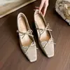 Zapatos de Tacón Grueso Estilo Pequeño Chanel para Mujer Puntiagudos Bajos Elegantes Franceses Temperamento Zapatos Individuales 2026 Nuevos Versátiles Zapatos de Boda