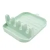 Soporte para Utensilios de Cocina de PP Estante para Tapas de Ollas Fácil de Limpiar Organizador de Espátulas Multiusos Escurridor para Comedor y Cocina Palillos Cucharas Estante para Utensilios